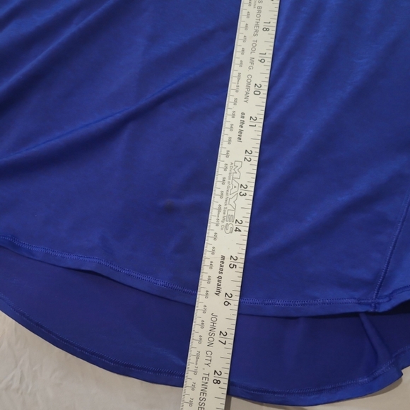 Lululemon Essential Tank Pleated Women's SZ 6 blue yoga running workout gym - Picture 5 of 7